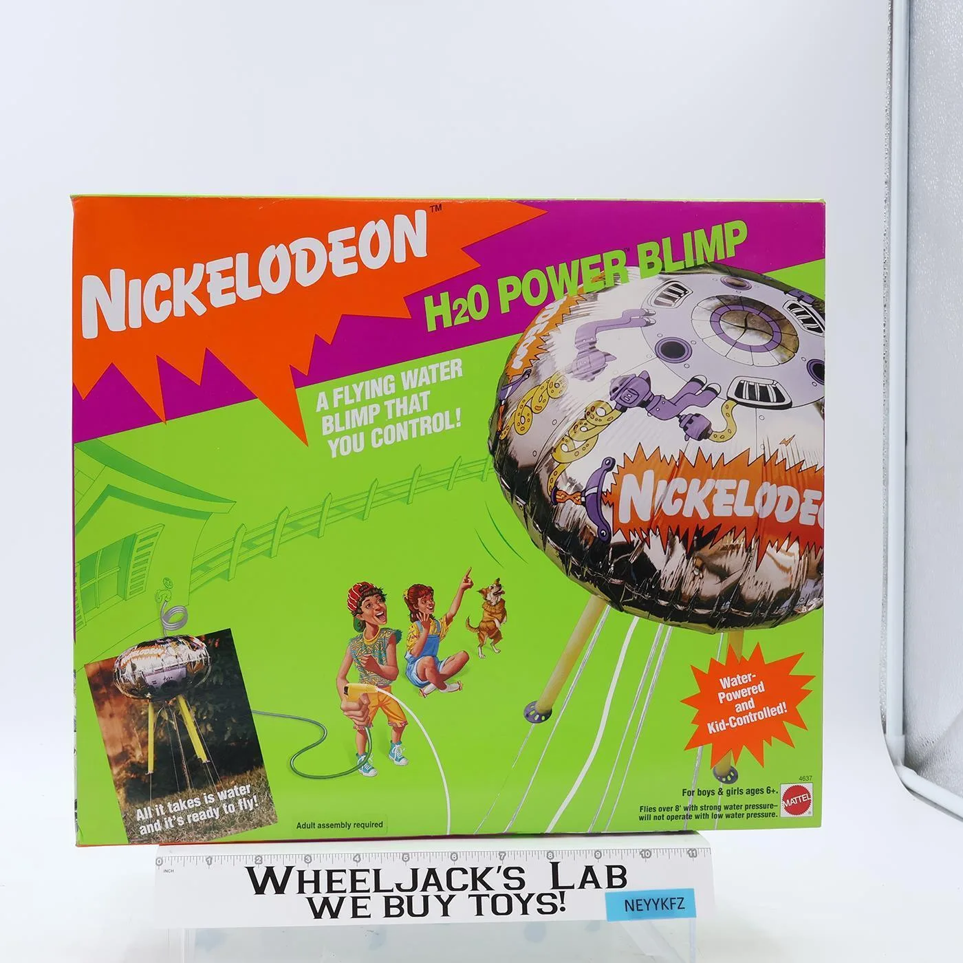 H2O Power Blimp Nickelodeon 1992 Mattel Vintage NEW Wheeljack's Lab