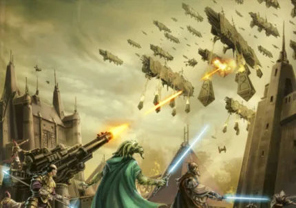 The Great Hyperspace War illustrated photo representation