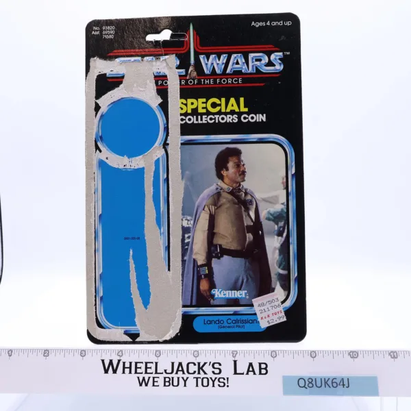 Lando Calrissian General Complete 92 Back Star Wars POTF 1985 Kenner NO REPRO - Image 4