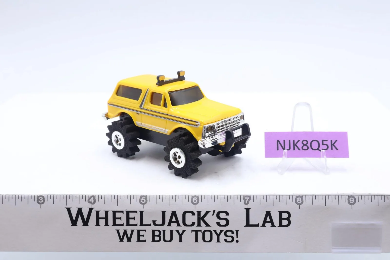 Yellow Ford Bronco 4x4 Truck Stomper 1980's Schaper Toys WORKS ...