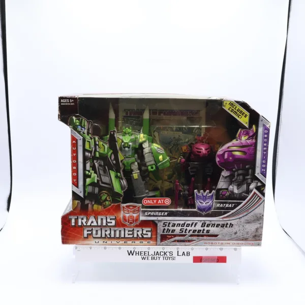 Springer VS Ratbat Autobot Ambush Transformers Universe Target Hasbro 2008 MISB main image