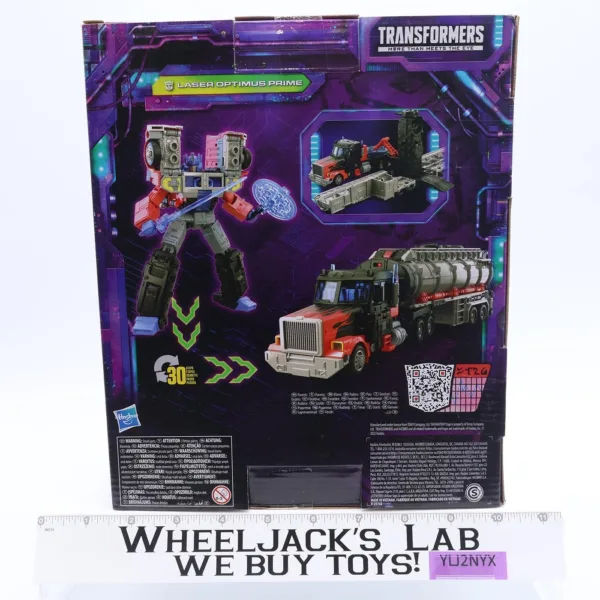 Laser Optimus Prime Transformers Legacy 2022 Hasbro Action Figure NEW SEALED - Image 2