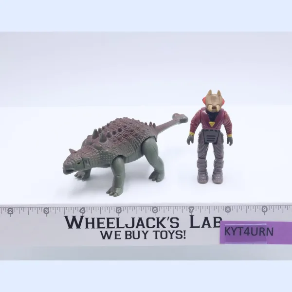 Ankylosaurus W/ Sting Dino Riders 1989 Tyco Vintage Action Figure - Image 4