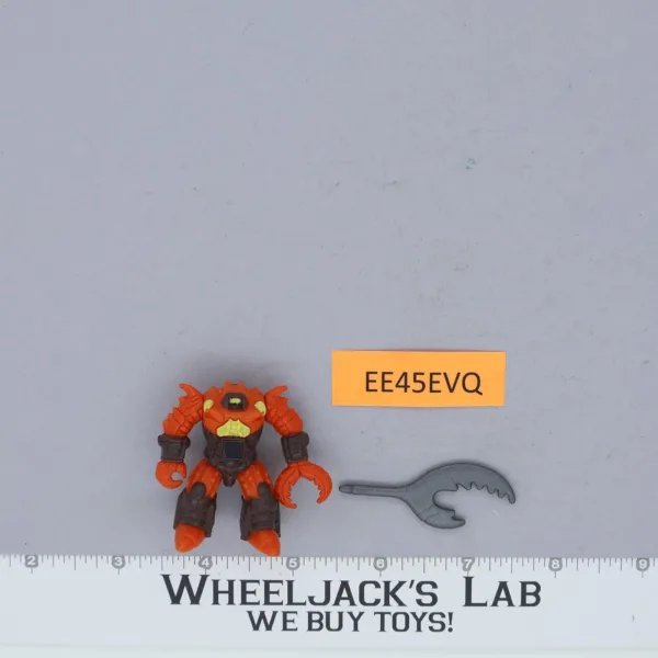 #28 Crusty Crab Battle Beasts 100% Complete Figure Vintage 1987 Hasbro Takara