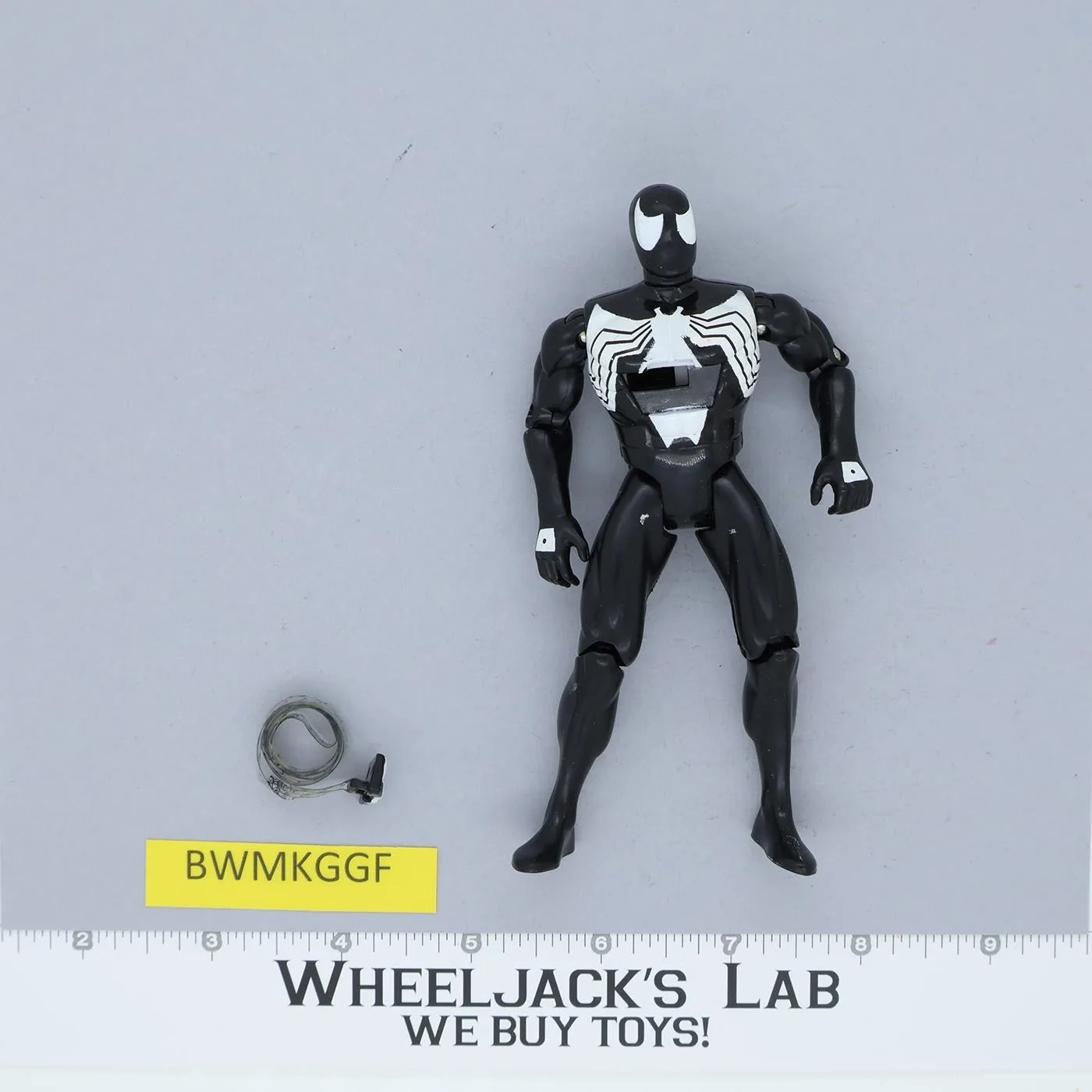 Spiderman Black Costume Web Lair Symbiote KB Exclusive 1995