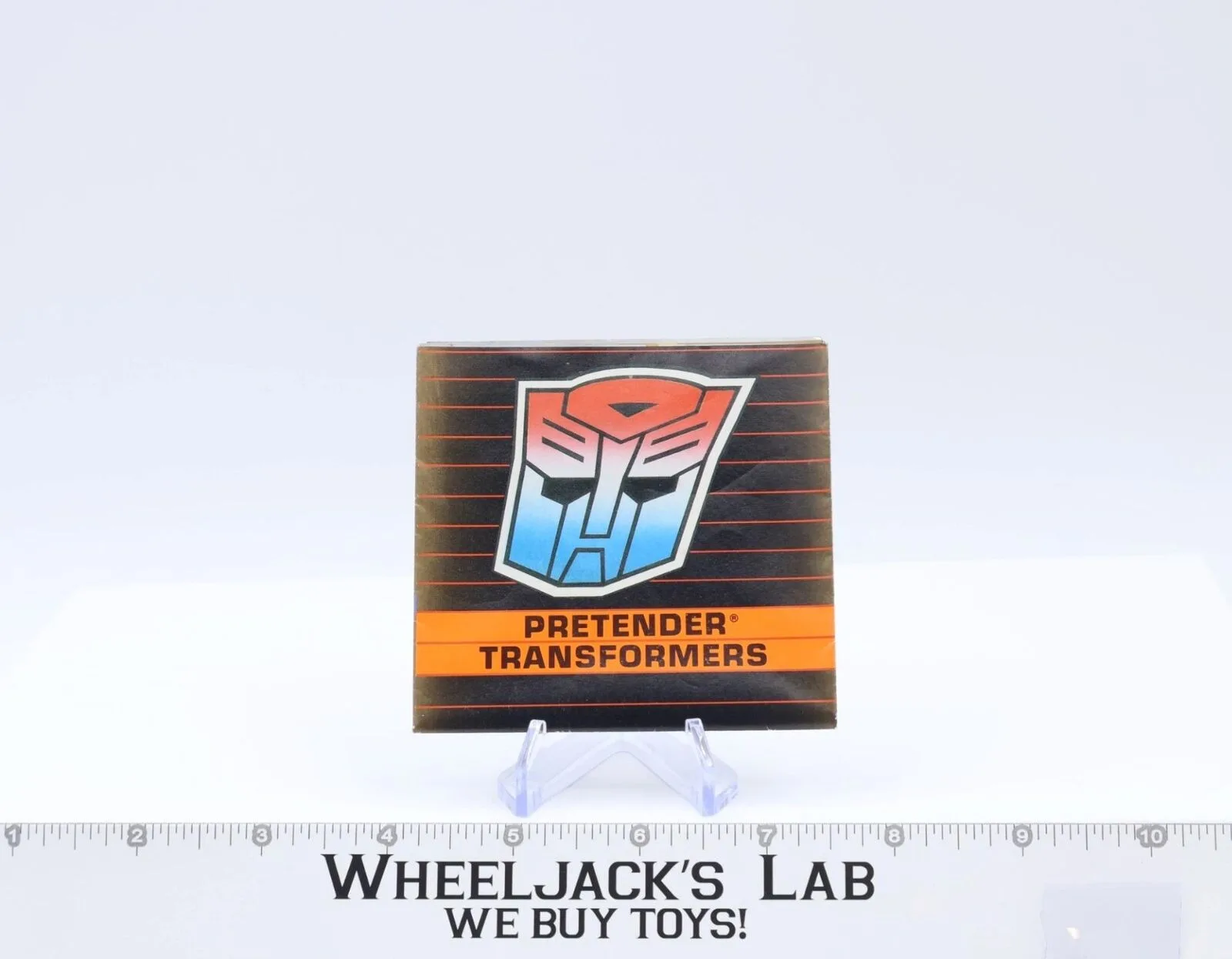 Pretender Micromaster Insert Catalog Brochure 1988 G1 Transformers