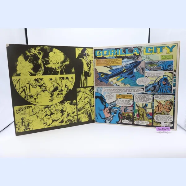 Batman Book & Record Set Gorilla City/Scarecrow 1976 Power Records 12'' 33L.P. - Image 3