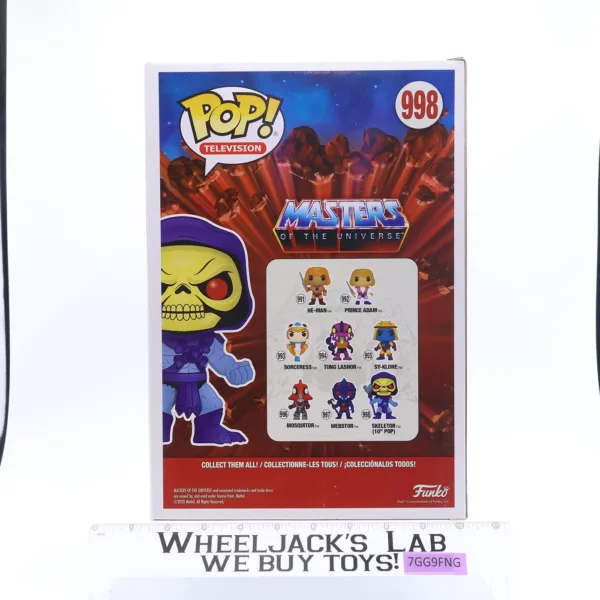 #998 Skeletor He-Man Masters of the Universe MOTU Funko Pop! 10" NEW - Image 2