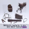 Horse Tack BROWN Johnny West 1960-70s Marx Vintage Accessories gallery image 1