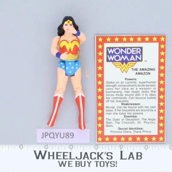 Wonder Woman Complete Super Powers DC Comics Kenner 1984 Vintage Action Figure - Image 2