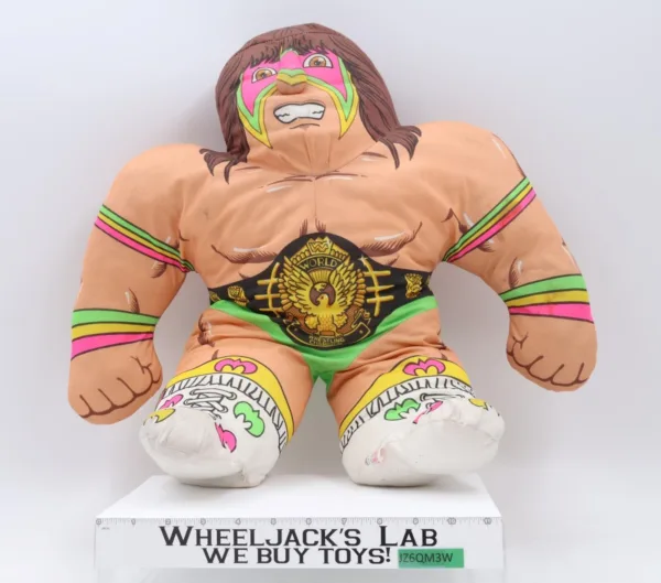Ultimate Warrior Wrestling Buddies 22" WWF WWE Wrestling Tonka 1990 Vintage
