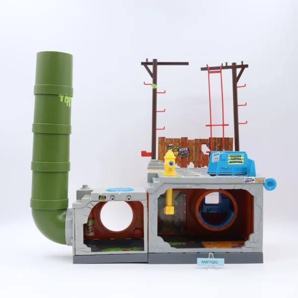 Sewer Lair Teenage Mutant Ninja Turtles Vintage 1989 Playmates Playset - Image 7