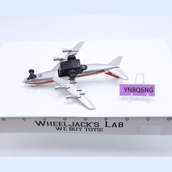 747 Jumbo Jet Air Canada Mini Power Pull Back and Release Clover Toys 6" Vintage - Image 4