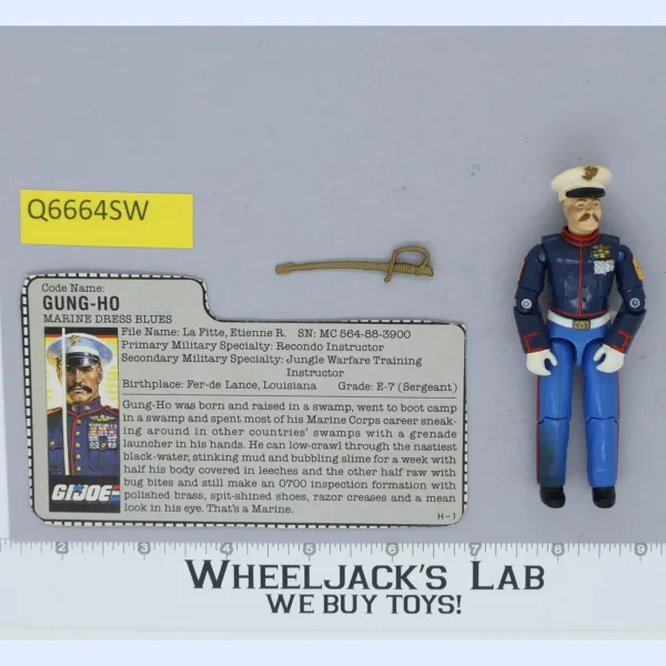 Gung-Ho V2 100% Complete G.I. Joe 1987 Hasbro Vintage Action Figure
