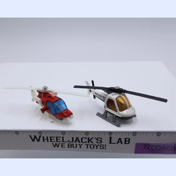 Mission Chopper MB 46 Police 36 Die Cast Matchbox 1983 Vintage 1:110 Aircraft