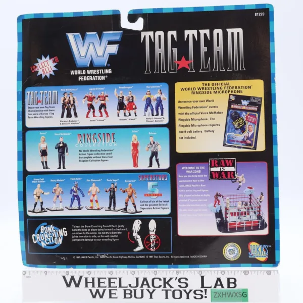 Hawk & Animal Legion of Doom Tag Team WWF Wrestling Jakks Pacific NEW SEALED - Image 2