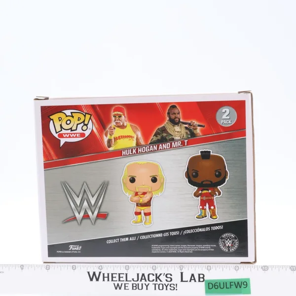 Hulk Hogan & Mr. T 2-Pack WWE Wrestling Amazon Exclusive 2020 Funko Pop! NEW - Image 3