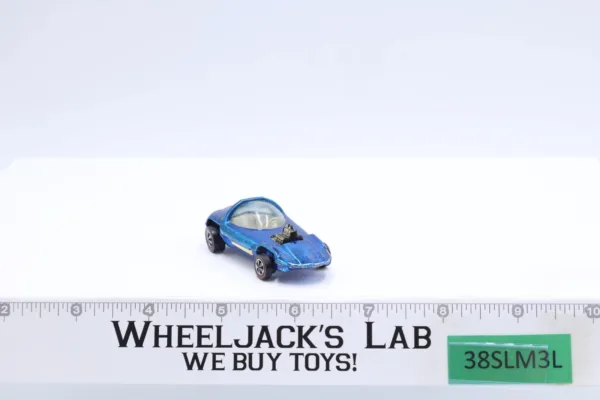 Silhouette Blue w/ White Interior 1967 1968 Redline Hot Wheels Mattel Vintage RL
