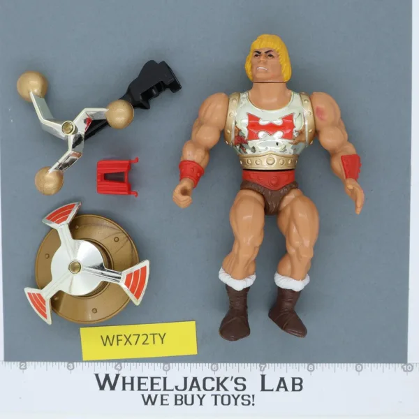 Flying Fists 100% Complete He-Man Masters Of The Universe MOTU Mattel 1985