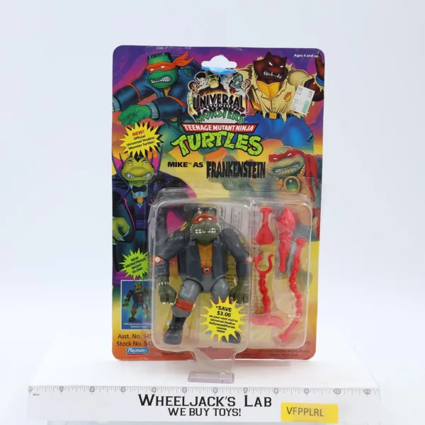 Mike As Frankenstein Turtles TMNT Universal Studios Monsters 1993 Playmates NEW main image