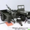 Jeep 7000 w/ Trailer & Accessories 12″ G.I. Joe Vehicle 1966 Vintage main image 