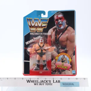 Demolition Ax Series 1 WWF Wrestling 1990 Hasbro Action Figure NEW MOSC SEALED Demolition Ax Series 1 WWF Wrestling 1990 Hasbro Action Figure NEW MOSC SEALED