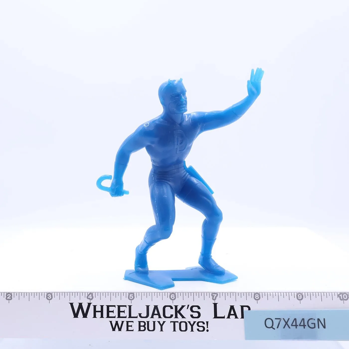 Daredevil Marvel Plastic Superhero 100% Complete BLUE Marx
