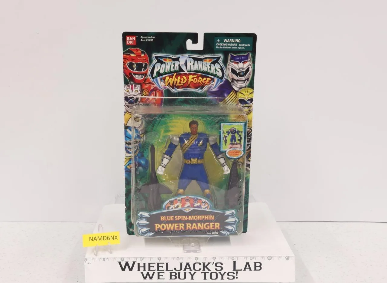 Blue Spin-Morphin Ranger 100% Complete Power Rangers Wild Force 2002 ...