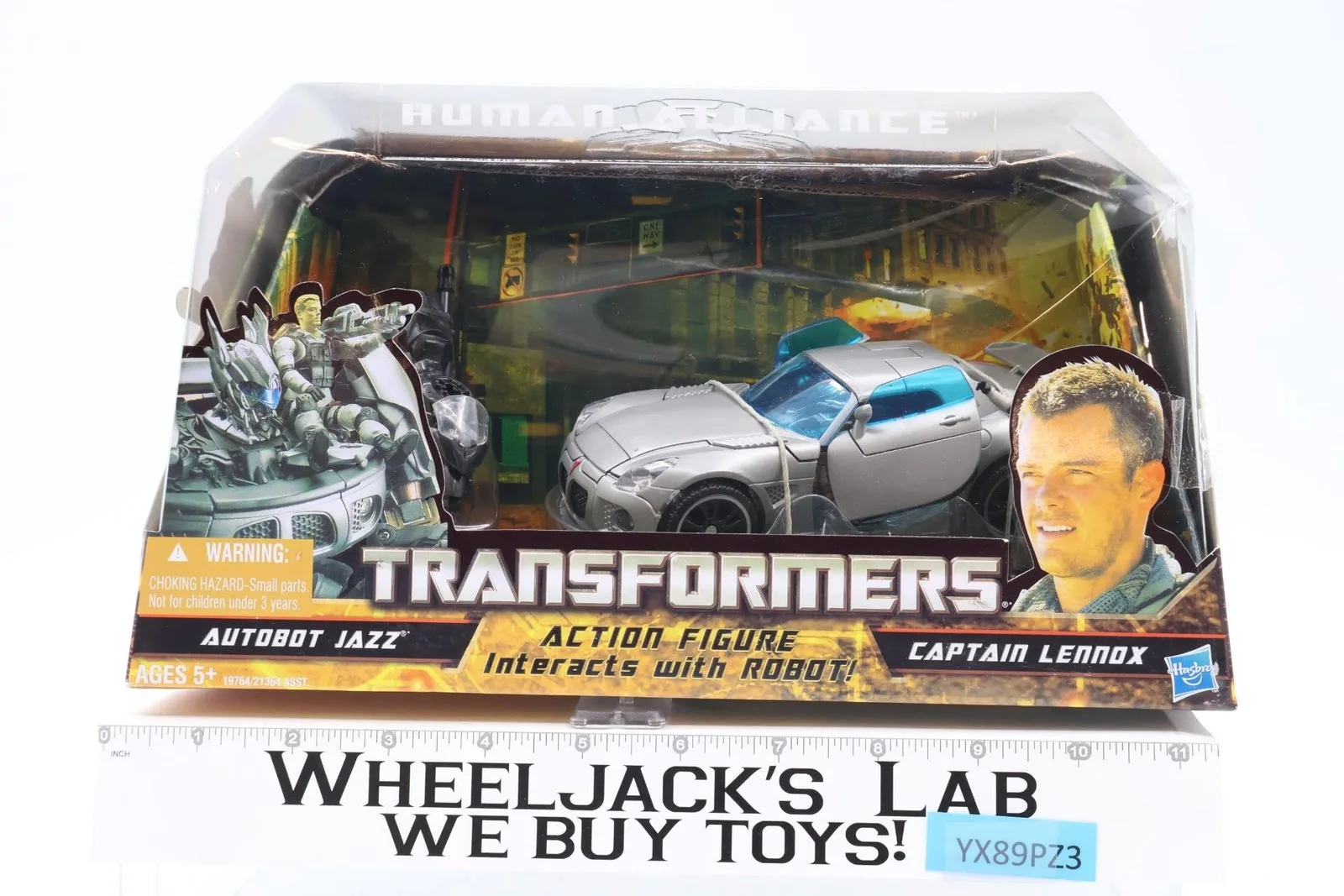 Autobot Jazz & Captain Lennox Transformers HFTD Human