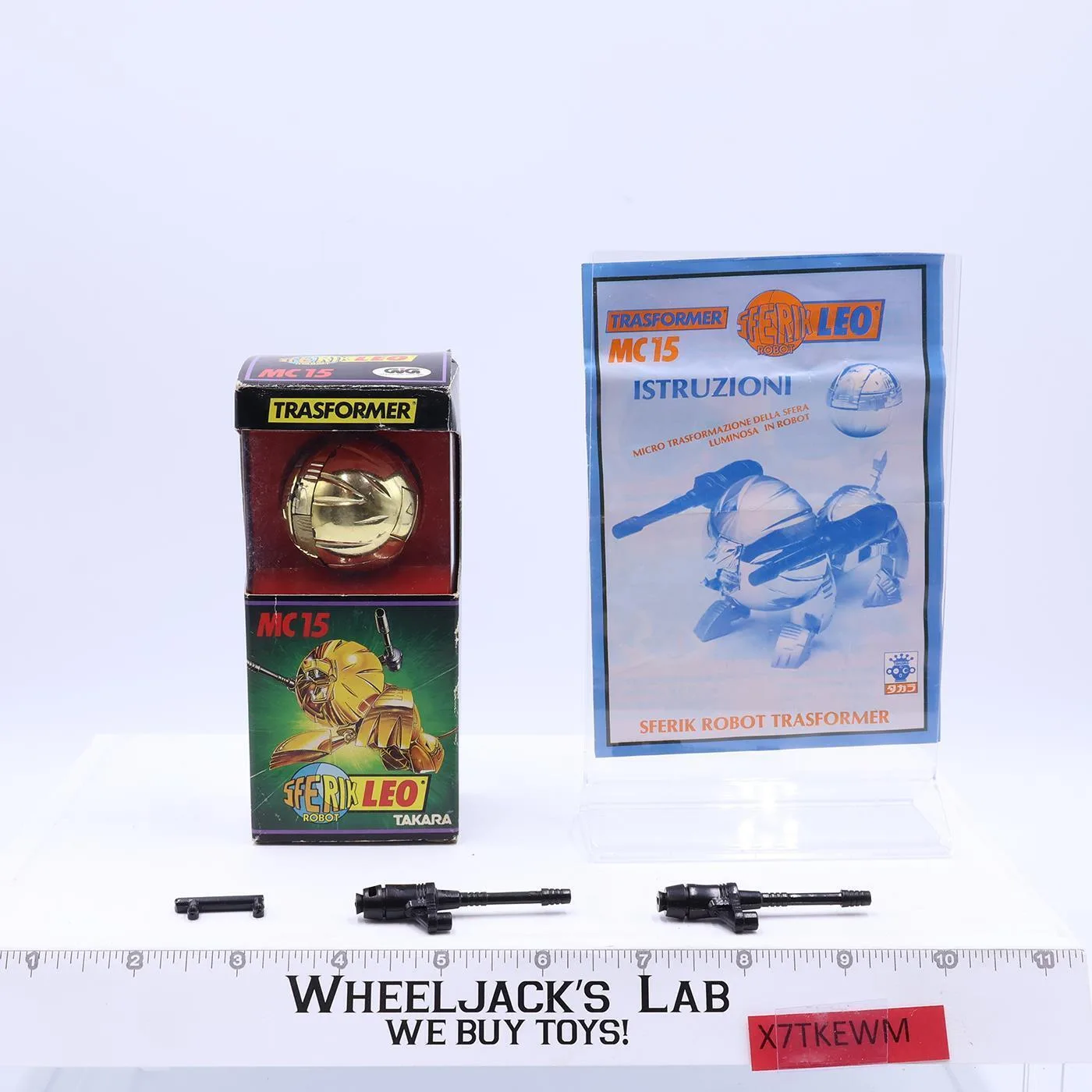 Sferik Metal Leo Lion MIB MC15 100 Complete Micro Change Microman GIG