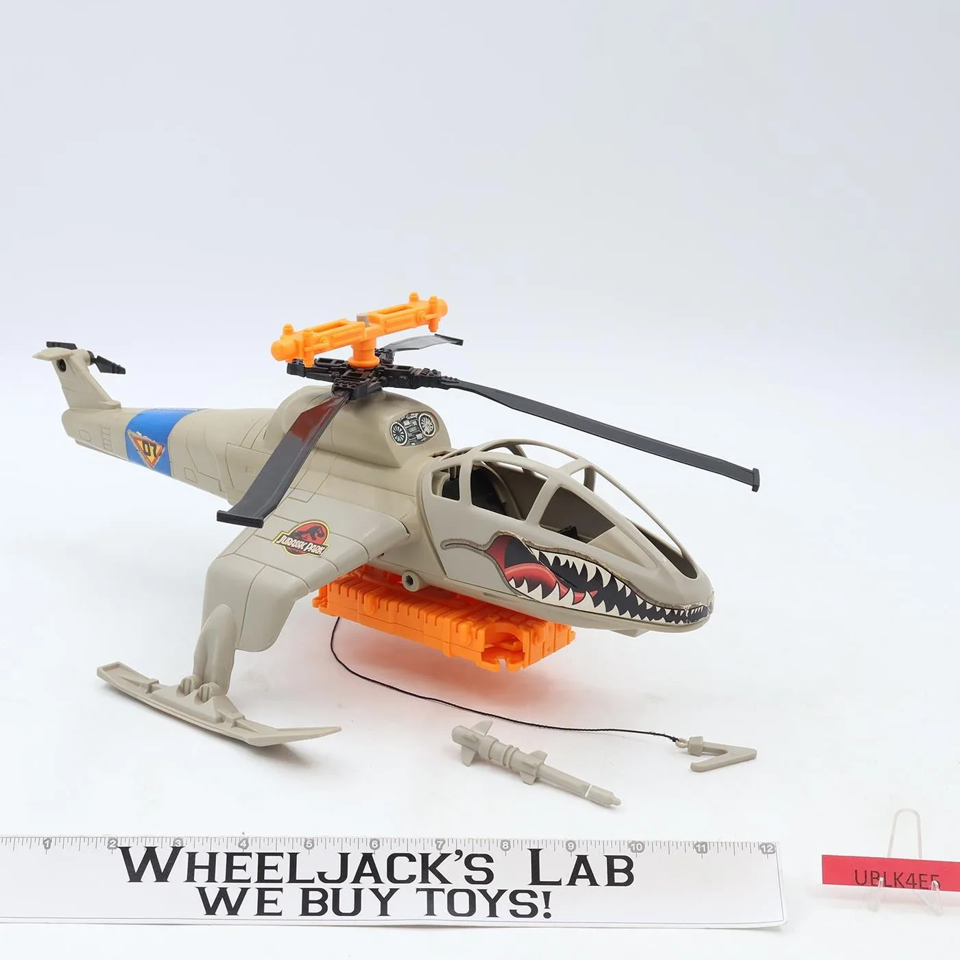 Capture Copter Jurassic Park 1994 Kenner Action Figure