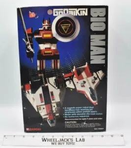 Bioman MINT DEAD STOCK UNUSED Complete Godaikin 1984 Bandai Popy Chogokin