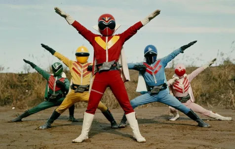 The 1975-1977 first Super Sentai team