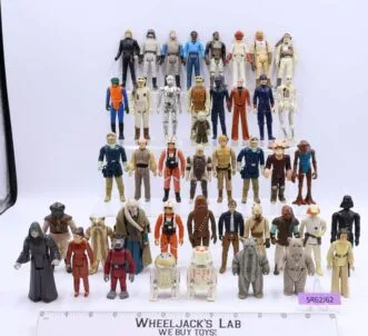 Lot of 43 Star Wars Biker Scouts 1980s Kenner Vintage Action Figures