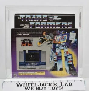 Soundwave AFA 85 85/90/90 Archival 1984 G1 Transformers Hasbro Sealed Figure
