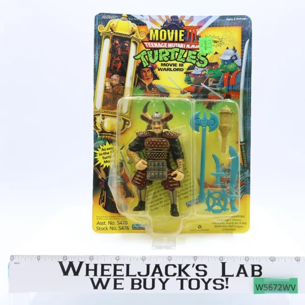 タートルズ　TMNT Movie III Warlord フィギュア Warlord Movie III Teenage Mutant Ninja Turtles TMNT 1992