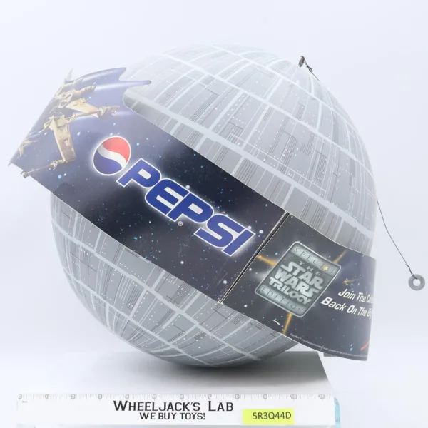 Star Wars Trilogy Rotating Death Star 1996 Pepsi Display Vintage