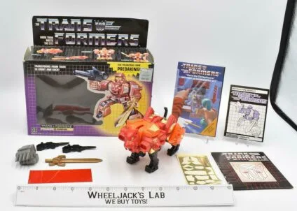Rampage METAL NEAR MINT MIB 100% Complete 1986 Vintage G1 Transformers