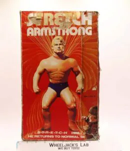 Stretch Armstrong Custom Figure W/Original Box Stretch Armstrong 1979 Kenner