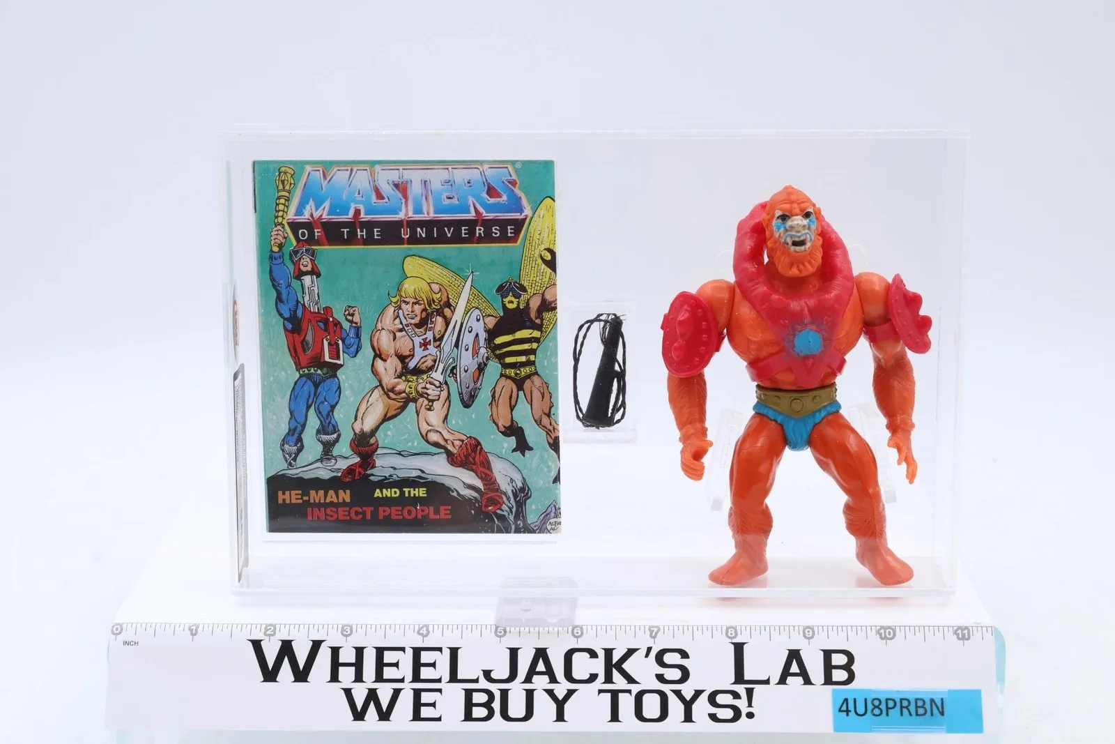 Beast Man Taiwan UKG GRADED 80 He-Man Masters of the Universe MOTU 1982  Mattel