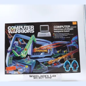 Computer Playset W/ Chip & Cursor Computer Warriors 1989 Mattel 