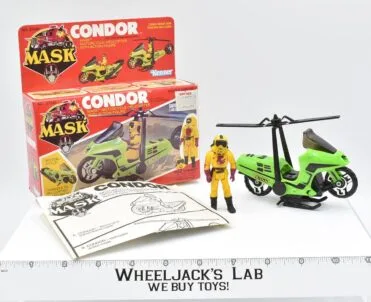 Condor Brad Turner w Box 1986 M.A.S.K. Vehicle Kenner