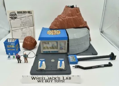 Boulder Hill Playset W/Sector & Hawks 1985 M.A.S.K.