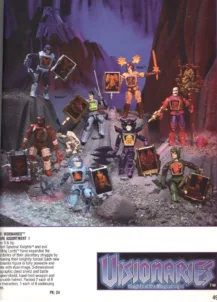 1988 Hasbro Toy Fair Magazine unreleased wave 2 Visionaries: Knights of the Magic Light image