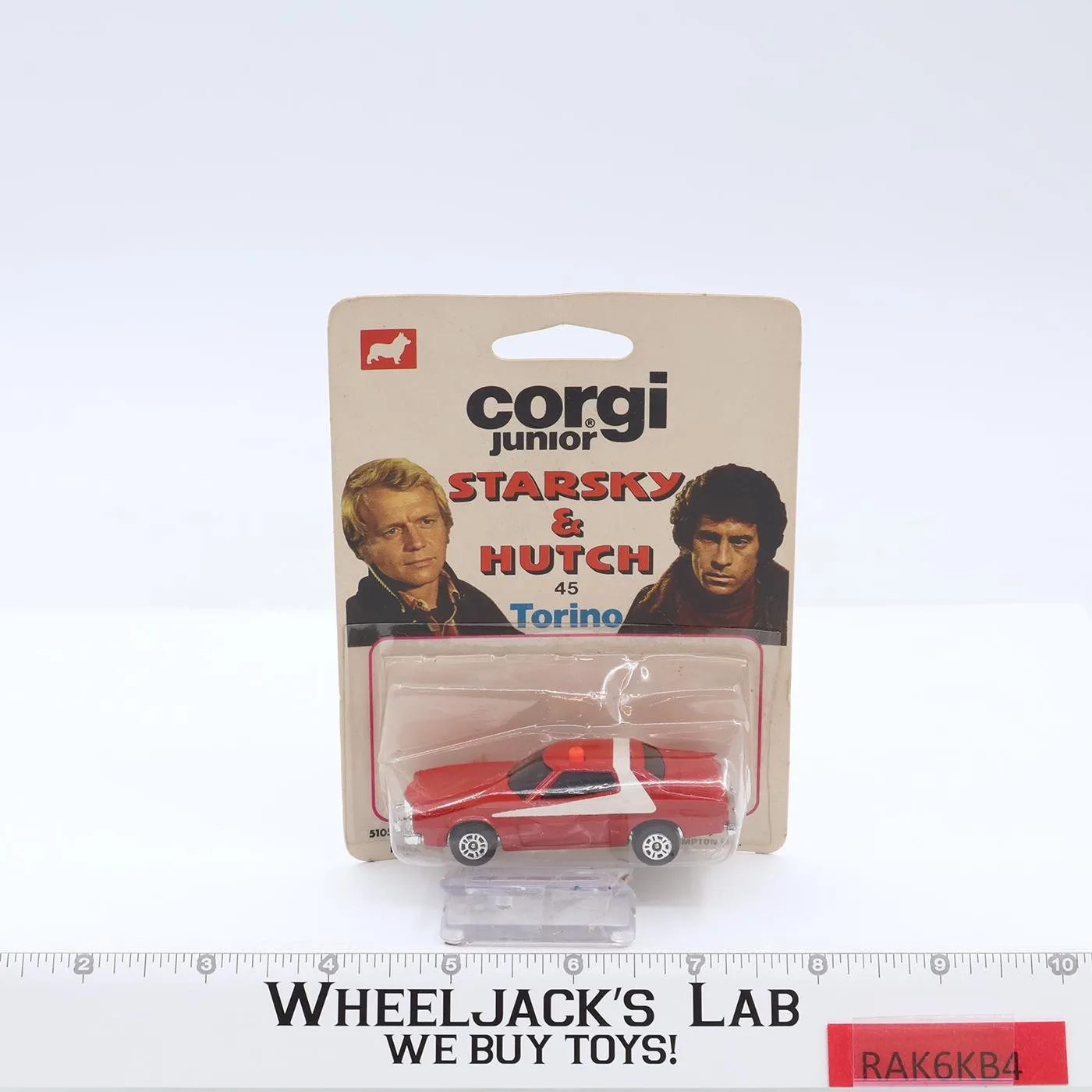 Vtg Corgi Junior 45 -starsky hutch Tv Series Grand torino
