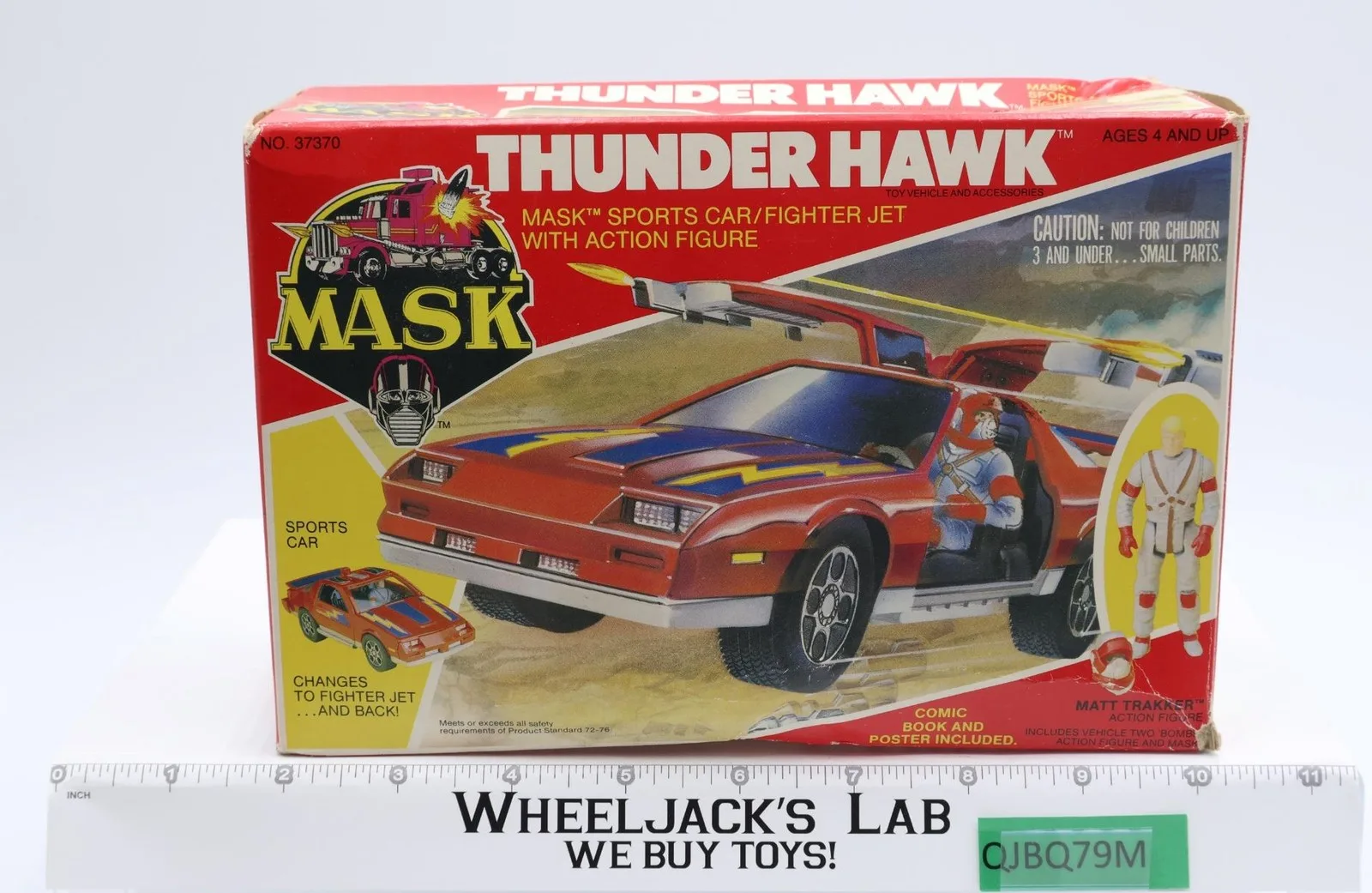 Thunderhawk Matt Trakker 100% Complete W/Box MASK 1985 Vintage