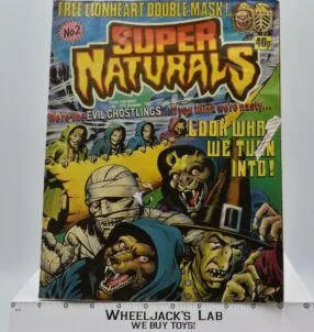 Super Naturals No. 2 1987 Tonka 12×9 Comic Book