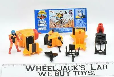 Track Patrol W/Commander Cliff Baxter 1987 Sky Commanders Kenner