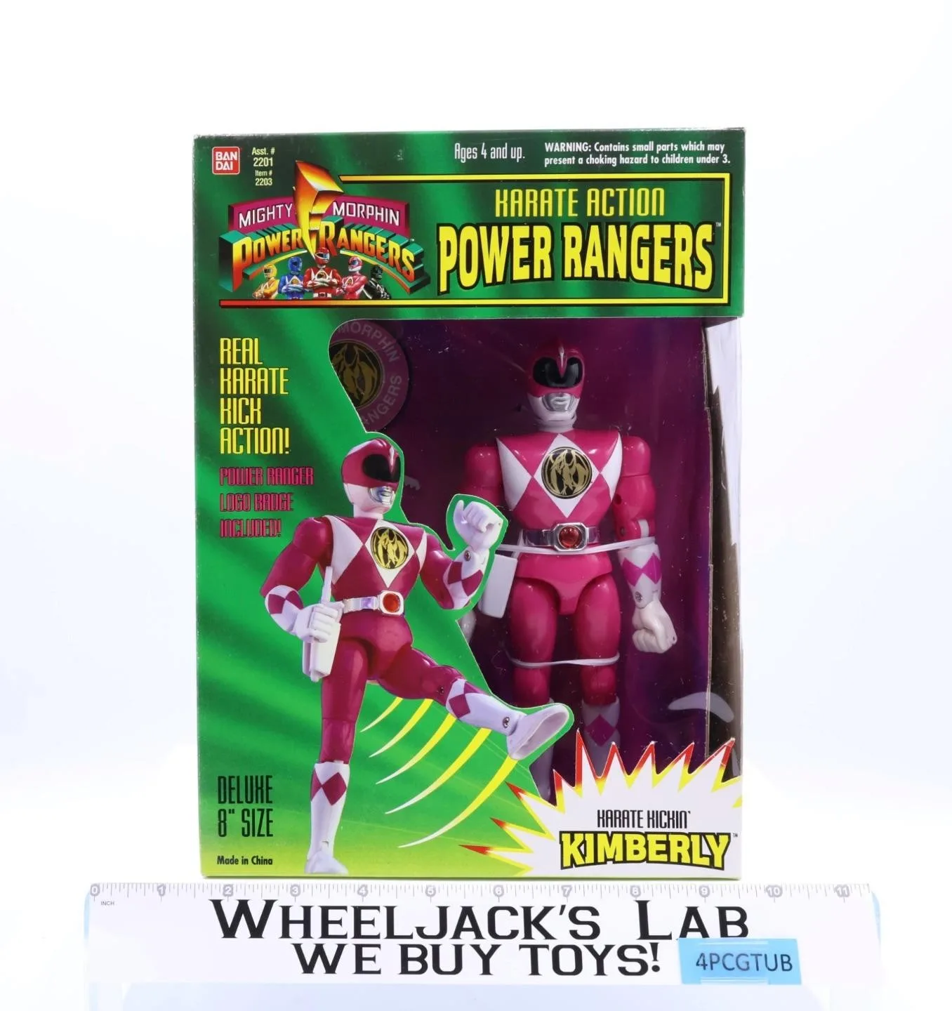 Karate Action Pink Ranger Mighty Morphin Power Rangers 1994 Bandai NEW SEALED