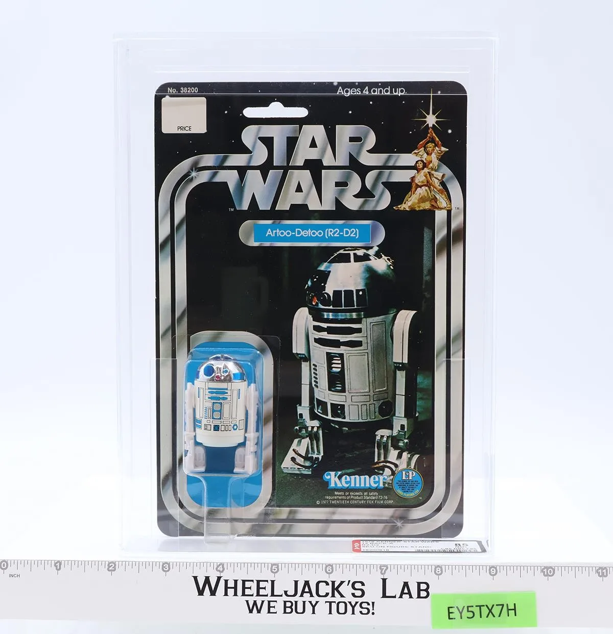 R2-D2 AFA GRADED 85 85/85/85 12 Back-A Star Wars 1978 Kenner NEW SEALED